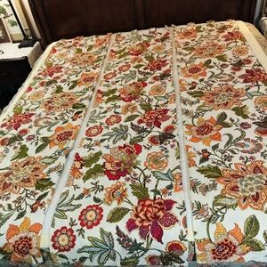 Cost Plus World Market Jacobean Curtain Panels (3)